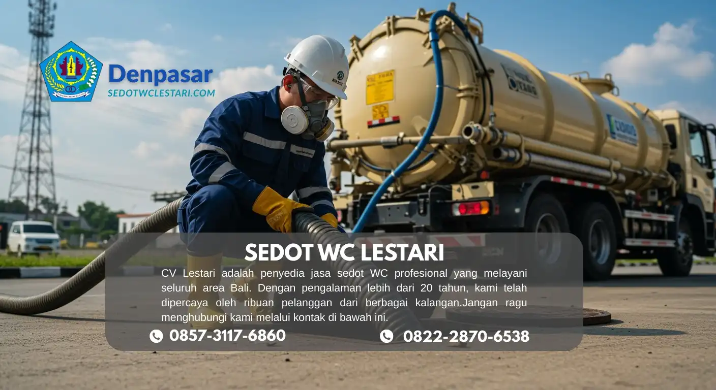 Penyedia Jasa Sedot WC Denpasar Terbaik di Bali
