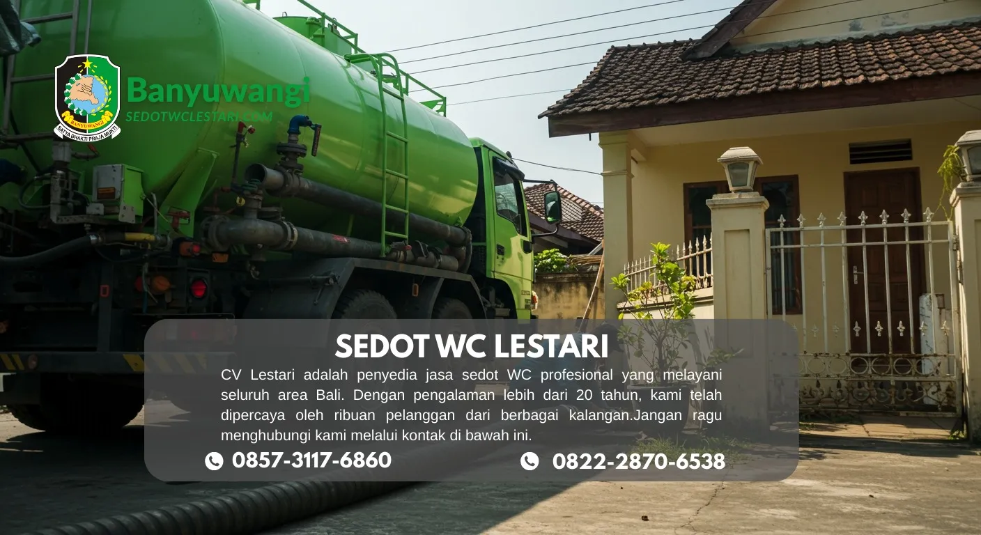 Sedot WC Tegalsari Profesional Harga Terbaik, Layanan Handal