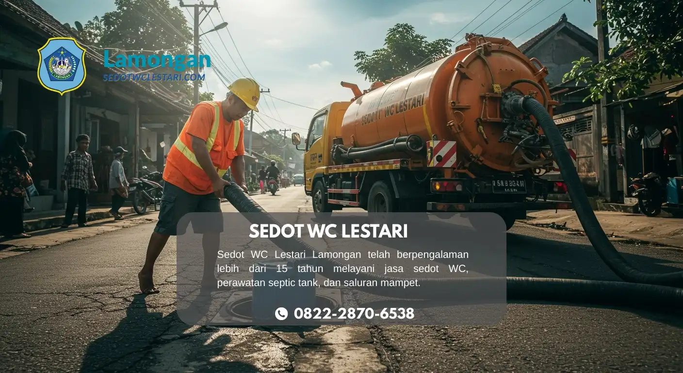 Jasa Sedot WC Babat Lamongan Terbaik & Terpercaya