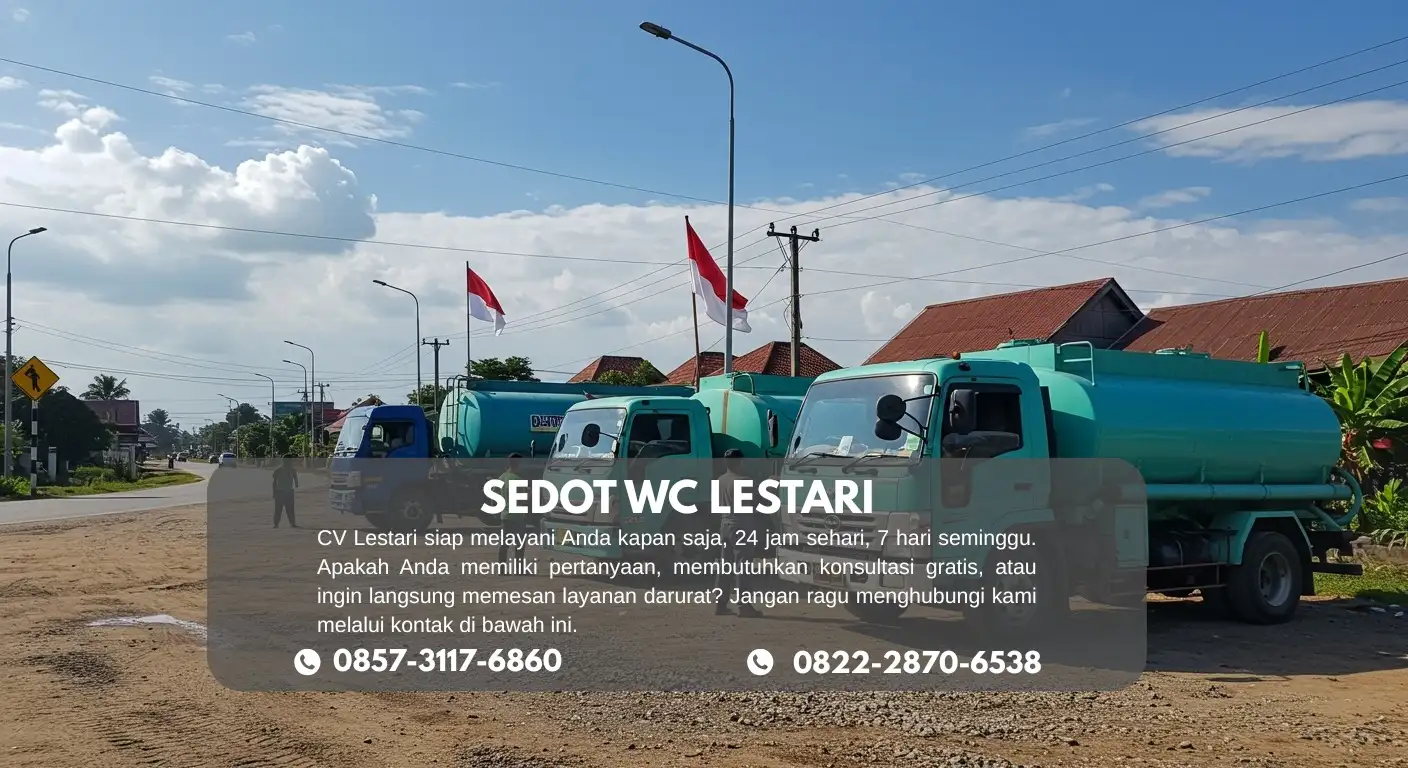 Layanan Sedot WC Kalipuro Terpercaya dan Profesional